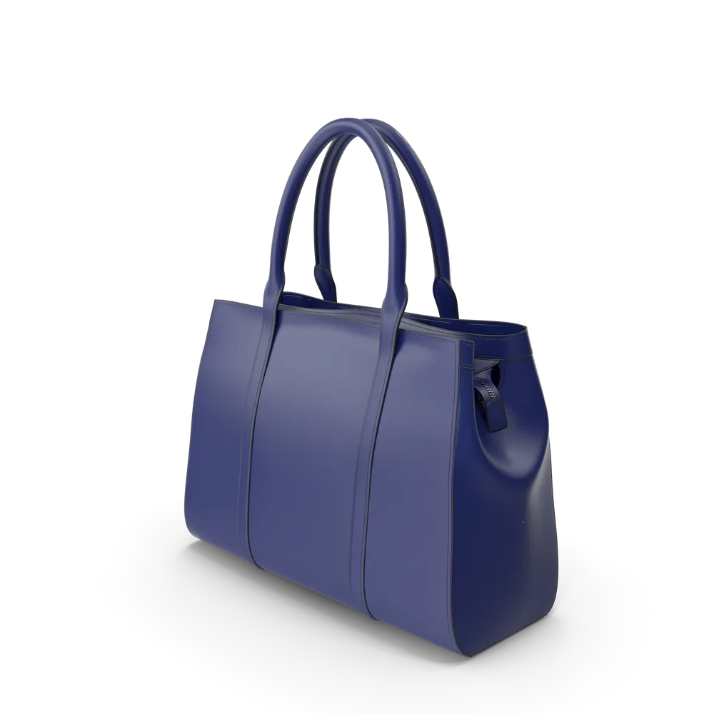 Saffiano Tote Çanta Lacivert