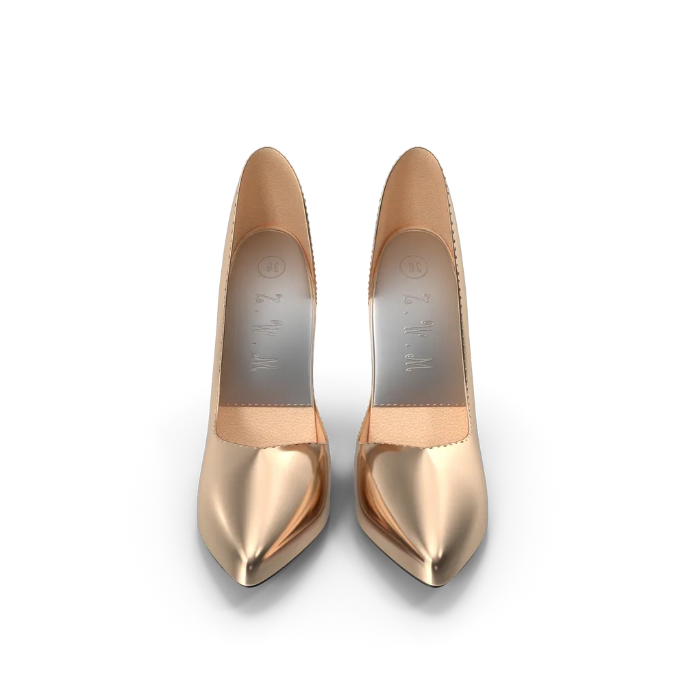 Metalik Stiletto Gold