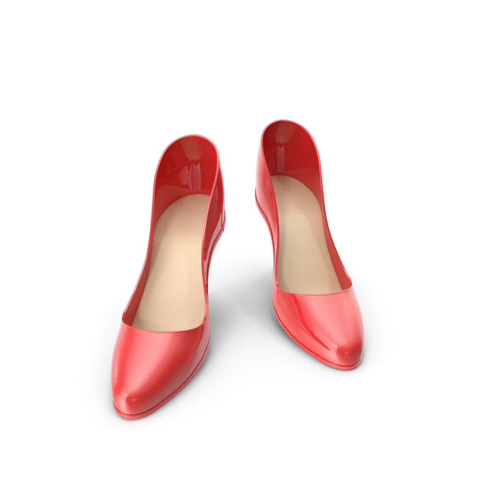 Rugan Stiletto Kırmızı