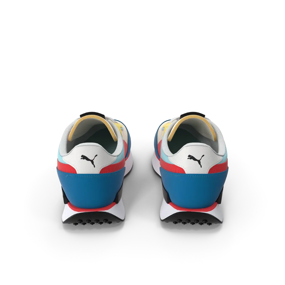 Retro Sneaker Sarı Mavi